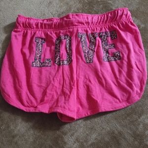 Pink LOVE Shorts